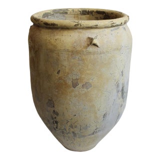 Highland Vintage Earth Ware Pot Planter For Sale