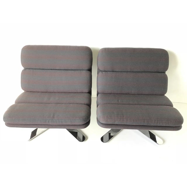Late 20th Century John Follis Solo Lounge Chairs For Sale - Image 5 of 12