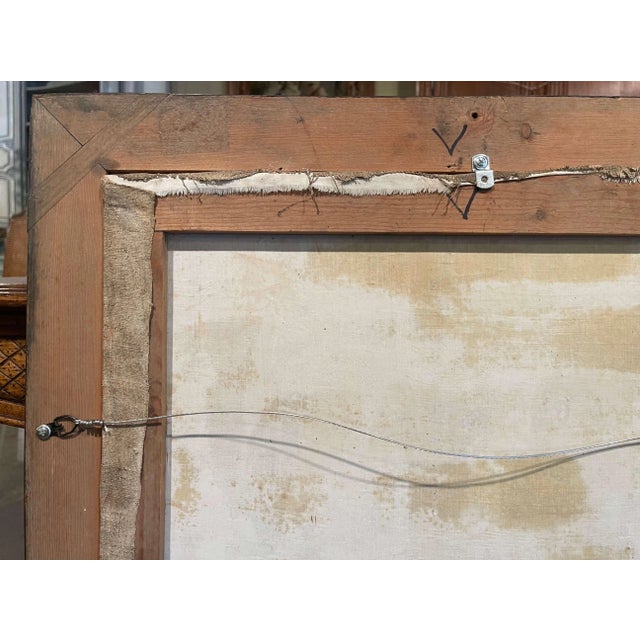 18th Century French Oil on Canvas Painting " the Fifth Station of the Cross" For Sale - Image 9 of 9