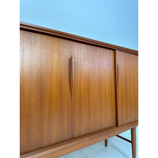 Mid-Century Danish Teak Highboard by Axel Christensen for Aco Møbler, 1960s For Sale - Image 9 of 14