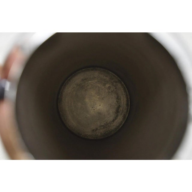 Vintage Art Deco Style Silver Plated Martini Bar Cocktail Shaker Pitcher For Sale - Image 11 of 14