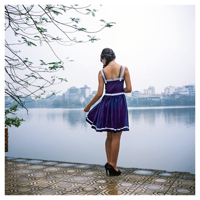 Eric Benard, The Girl by the Lake, Hanoi, Vietnam, 2013, Digital Print For Sale