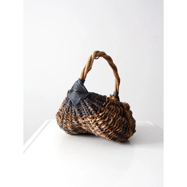 Antique Buttocks Basket For Sale - Image 6 of 12