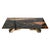 "Pagina" Coffee Table With Bronze and Golden Cobra Marble, Handmade For Sale In Los Angeles - Image 6 of 8