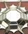 Late 20th Century Mexican Modern Gilt Metal Sunburst Mirror Style of Sergio Bustamante, 1989 For Sale - Image 5 of 11