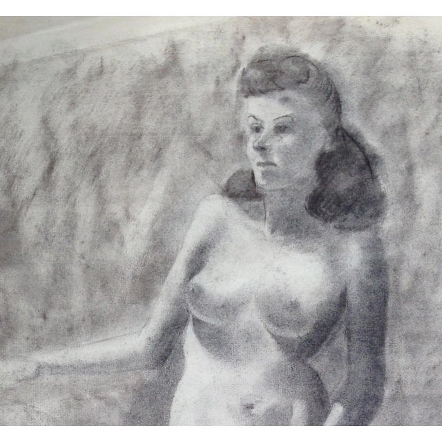 1940s Nude Figure Study II For Sale - Image 4 of 5