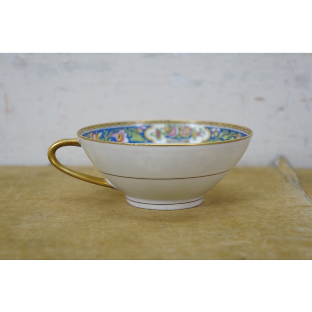 Early 20th Century Antique TLB Limoges Touze Lemaître Frères & Blancher Tea Coffee Demitasse Plates - 22pcs For Sale - Image 5 of 15