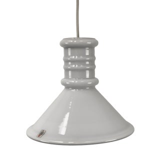 Vintage Apothecary Pendant Lamps in Glass by Holmegaard, 1980s, Set of 2 For Sale