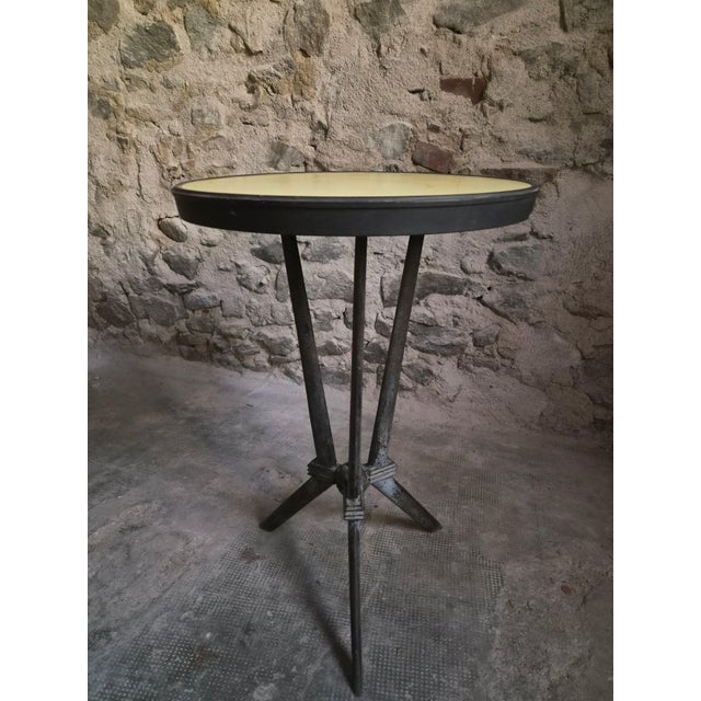French Art Deco Rex Bistro Table with Bakelite Top, 1930 For Sale - Image 17 of 18