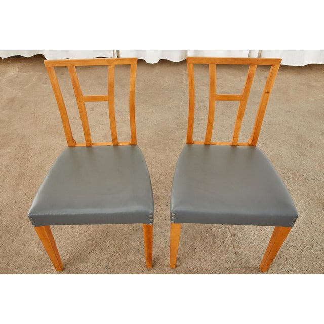Wood Set of Six Eliel Saarinen Birch Dining Chairs For Sale - Image 7 of 12