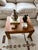 Wood Vintage Restored Solid Wood Coffee Table With Parquet Top For Sale - Image 7 of 8