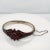 Metal Vintage Antique Bohemian Gold Filled Garnet Bangle Bracelet For Sale - Image 7 of 12