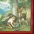 Antique Oil Print with Black Forest Poacher Scene after Josef Ringeisen A colorful oil print depicting a dramatic poaching...