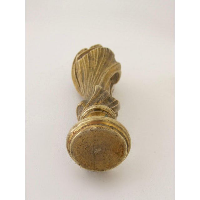 Louis XVI Wax Seal in Gilt Bronze For Sale - Image 3 of 6