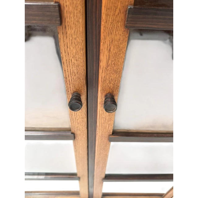 Vintage Art Deco Four-Door Bookcase, 1920s For Sale - Image 10 of 15