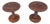 Pedestal Tables in the style of Charles Dudouyt, 1930s, Set of 2 For Sale