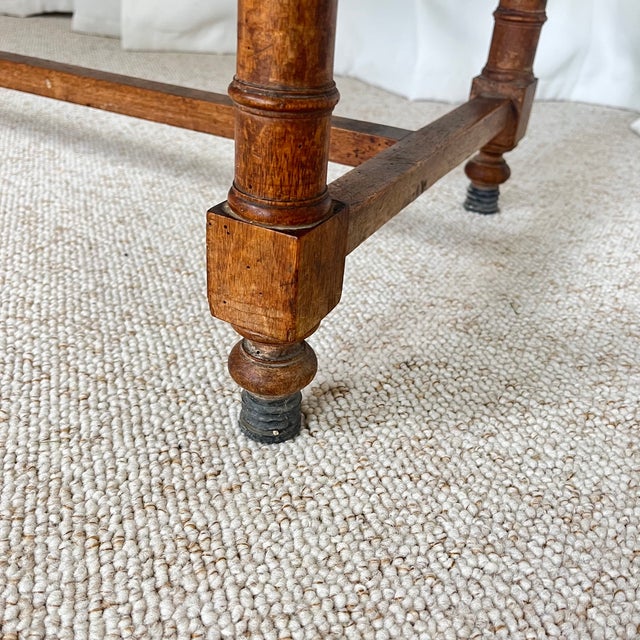 Antique Louis XIII Bench in Turned Wood and Cane, 1890s For Sale - Image 16 of 18