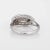 Mid 20th Century Mid 20th Century Mixed Cut Diamond Band Vintage 14k White Gold Ring Sz 8 For Sale - Image 5 of 7