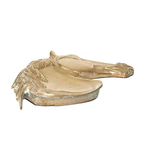 Brass Horsehead Ashtray