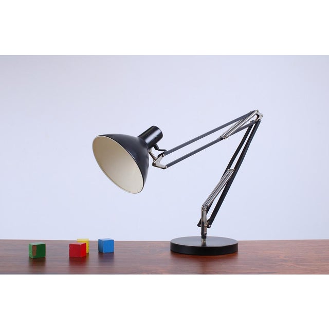 Bauhaus Black T2 Adjustable Architect Table Light from Hala, 1950s For Sale - Image 16 of 18