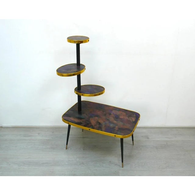 Mid-Century Modern German Side Table, 1950s For Sale - Image 6 of 6