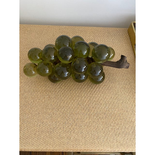 Mid Century Modern Green Lucite Grape Cluster For Sale - Image 10 of 13