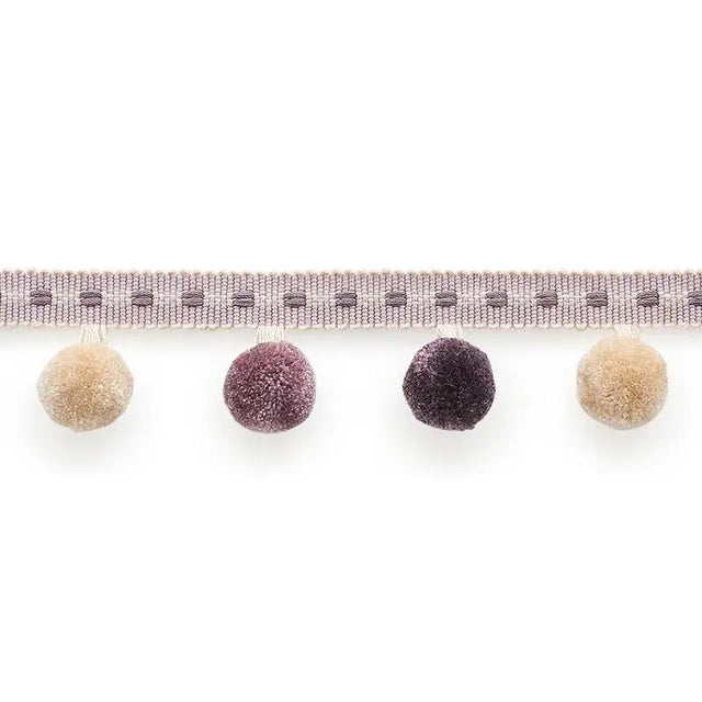 A delicate pom pom fringe in sophisticated colors, Poms has a playful style of its own. It's a wonderful finish that adds...