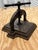 French Black and Gilt Wrought Iron Book Binding Press For Sale - Image 4 of 10