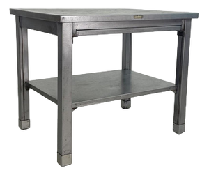 Vintage Industrial Steel Side Table