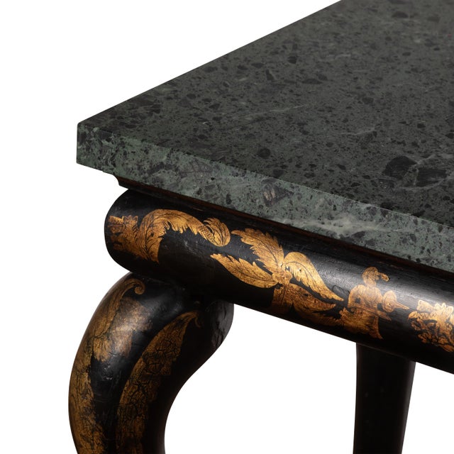 Regency Chinoiserie and Marble Console Table, 1820 For Sale - Image 6 of 17