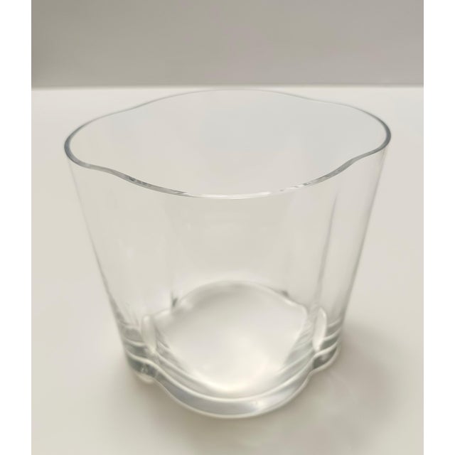 Transparent Murano Glass Vase by Carlo Moretti, Italy, 1990s For Sale - Image 4 of 10