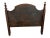 Gorgeous Antique Renaissance Revival Headboard, Footboard Full Size Carved Oak For Sale - Image 11 of 12