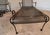 Sam Blount Company Wrought Iron Floral Chaise Loungers — Vintage Pair For Sale - Image 10 of 18