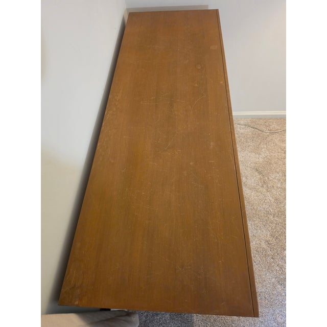 Mid-Century Modern "Fawn" Birch & Maple Gentleman's Chest Wardrobe For Sale - Image 9 of 11
