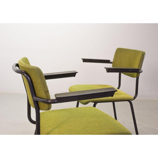 Dutch Model 1235 Dining Chairs attributed to André Cordemeyer for Gispen, Netherlands, 1960s, Set of 6 For Sale - Image 12 of 17