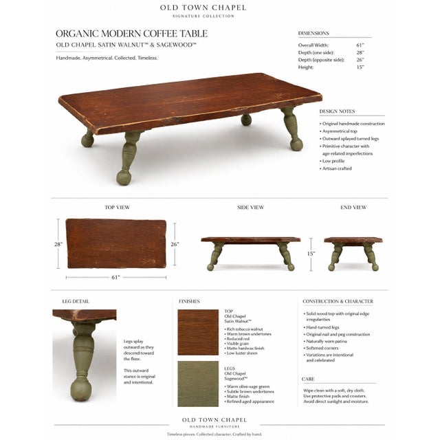 A striking example of collected character meeting refined design, this handcrafted coffee table has been reimagined...