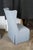 4 Gabby Home Cumberland Armless Light Blue Modern Wingback Dining Chairs Schd693 For Sale - Image 4 of 12