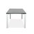 Dark Grey Dining Table with Silver Legs from Rosenthal For Sale - Image 11 of 14