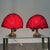 Hollywood Regency Hollywood Regency Brass Fan Table Lamps, 1970s, Set of 2 For Sale - Image 3 of 14