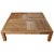 Solid teak wood framed, slatted top coffee table made from reclaimed teak with an oil finish to enhance the natural wood....