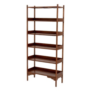 Chinese Elm Wood Five-Tier Etagere For Sale