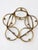Mid-Century Modern Sculptural Brass 10-Light Ring Candelabra, 1960s For Sale - Image 4 of 5