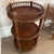 Late 20th Century Vintage McGuire Porto Petite Three-Tier Rattan End Table on Casters For Sale - Image 5 of 12