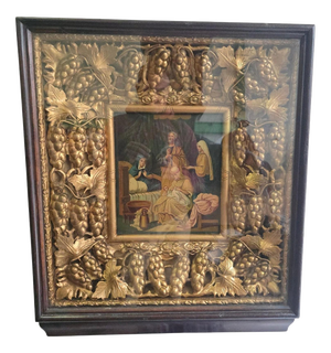 Orthodox Icon, 19th Century, Paint on Panel, Framed