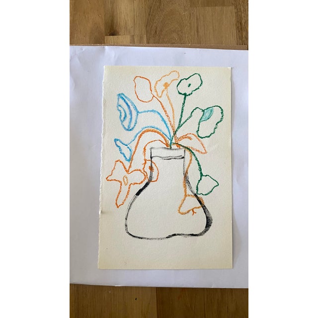 Abstract Una Base De Flores No. 6 Karen Castellanos For Sale - Image 3 of 3