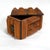 Wood Tramp Art Carved Box With Handled Lid For Sale - Image 7 of 12