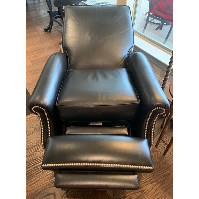 Ethan Allen Leather Recliner Chairish