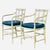 Pair of Vintage Kittinger Faux Bamboo Armchairs For Sale In Houston - Image 6 of 17