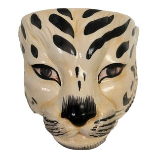 Italian Mid Century Tiger Jardiniere For Sale