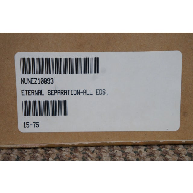 Late 20th Century Manuel Nunez Eternal Separation Gold Leaf Mixed Media Giclee on Paper For Sale - Image 6 of 13